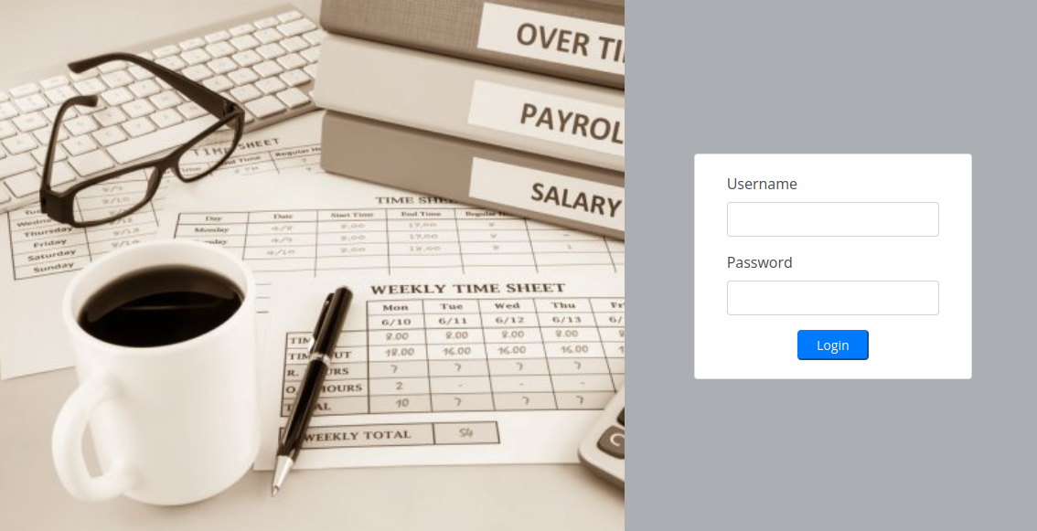 preprod-payroll directory login page
